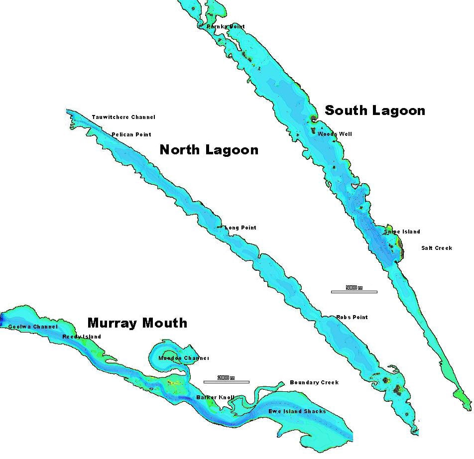 Whole-of-system-for-report South Lagoon, North Lagoon, Murray Mouth